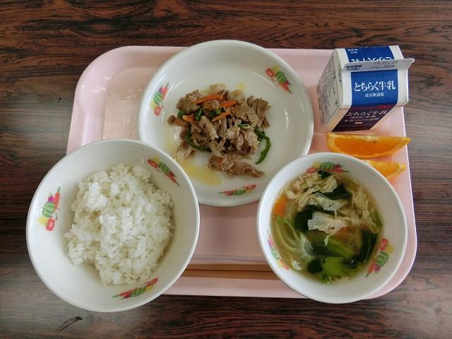 今日の給食 - 宮崎市立国富小学校