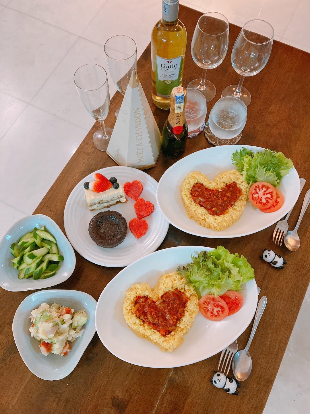 バレンタインデー特別献立 : 特別養護老人ホームみなと弘済園 献立紹介