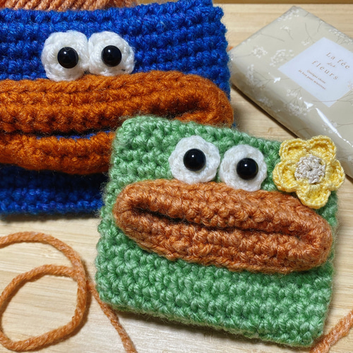 早い者勝ち ティッシュケース ケーキ 編み物 ハンドメイド ティッシュカバ