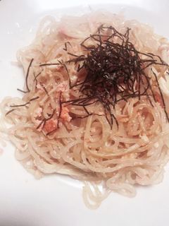 パパッと一品!えのきのたらこバター♪