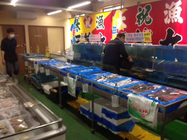 ホタテ・かき定食