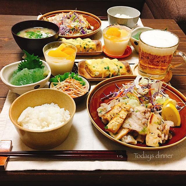 菜の花ごはんおかわり!春の天ぷら御膳: Tomyのごはん