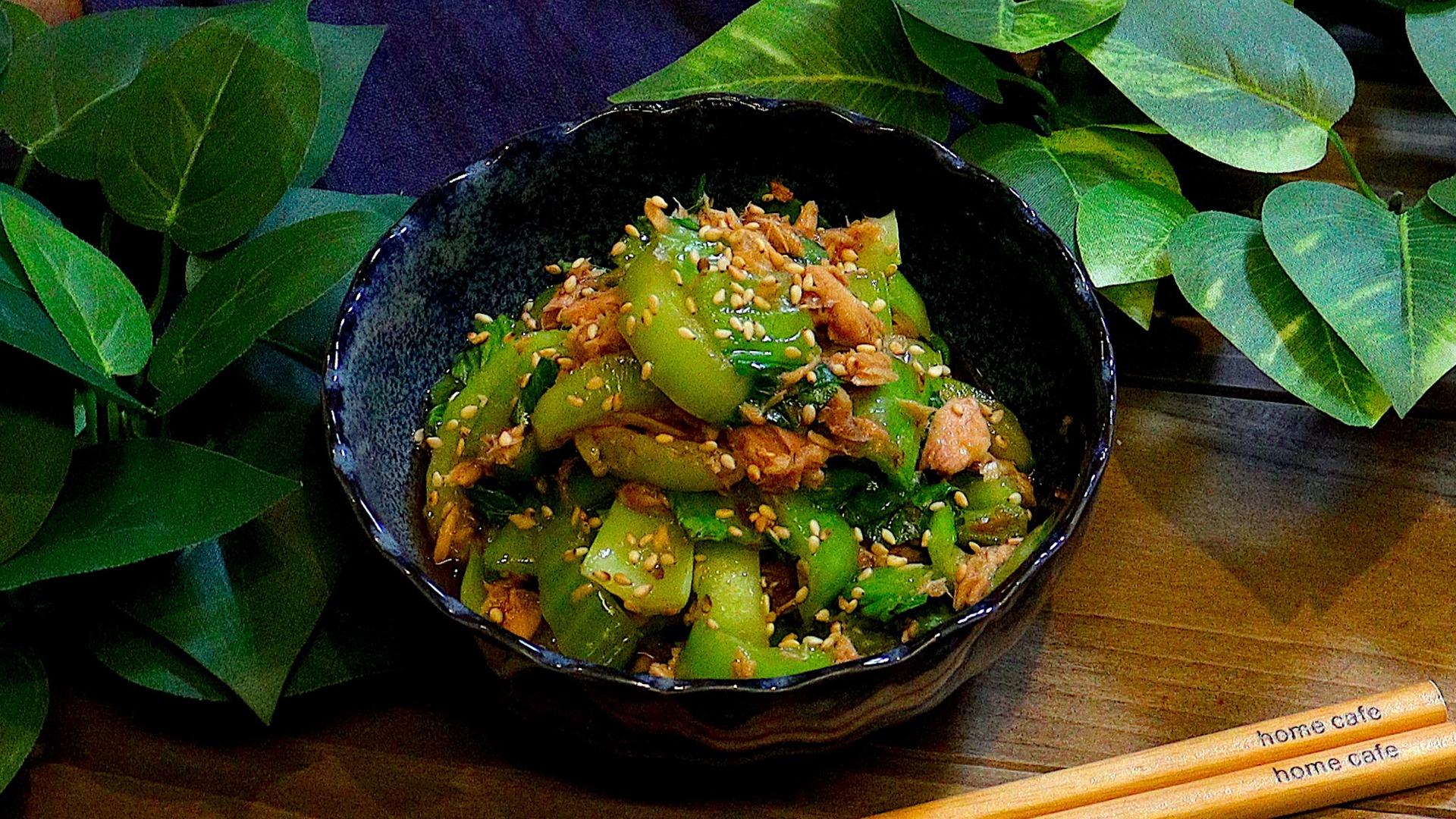 チンゲン菜ときのこのナムル