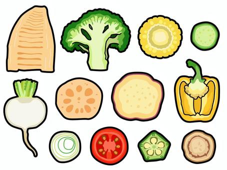 豊岡加奈子の野菜ノート断面フェチ 押し野菜、押しフルーツをつくってみた！豊洲市場ドットコムブログ