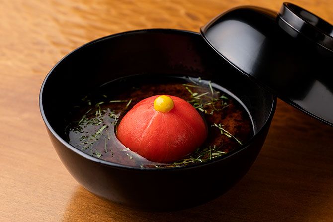 赤だしみそ＋しじみ＋みつばみそ汁