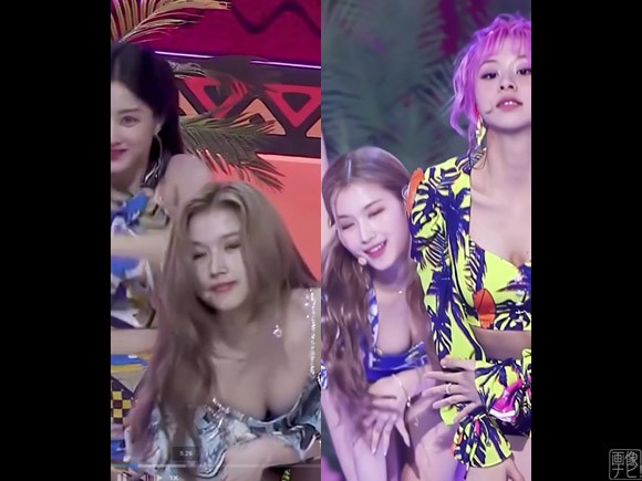 動ナビブログネオ » 【GIF】TWICE・サナ、前屈みで谷間ガッツリ見せるｗｗｗｗ