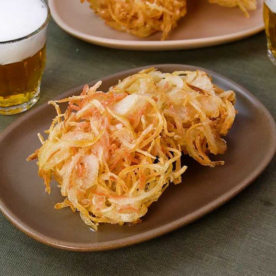 業スーの赤い揚げ物が濃くて爽やか!? 『紅しょうがのかき揚げ』はピリッと酸味強めでめんつゆ丼がおすすめmitok ミトク