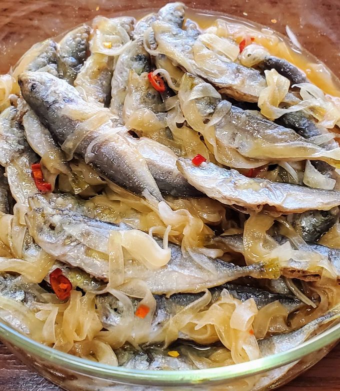 丸ごと食べる 豆アジの唐揚げ