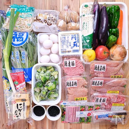 週1回まとめ買いで無駄なく食べきる！ 2 17-21に使う予定の食材リスト真由美さんの1週間2500円節約レシピ