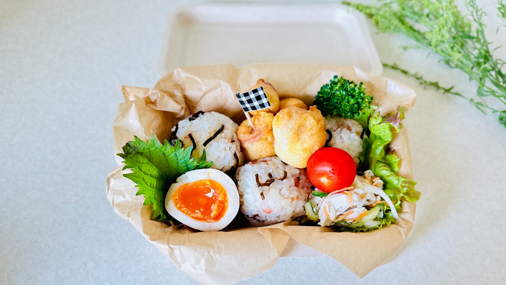 幼稚園の遠足弁当。LEE