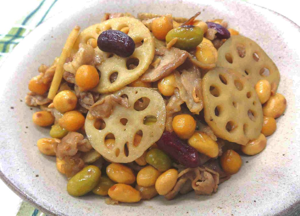 炒り大豆の甘辛煮 副菜