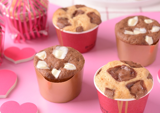 レンジで簡単チョコカップケーキの作り方