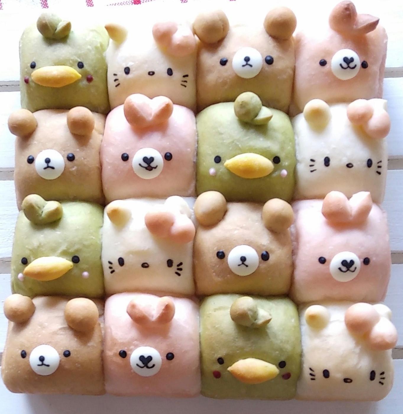 かわいい動物パン8個セットのイラスト素材111066423- PIXTA