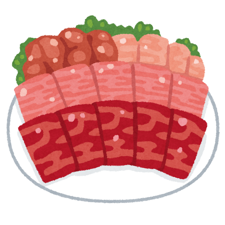 焼肉セットのイラスト無料のフリー素材 イラストエイト