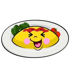 オムライス 食べ物-食材イラスト素材Good