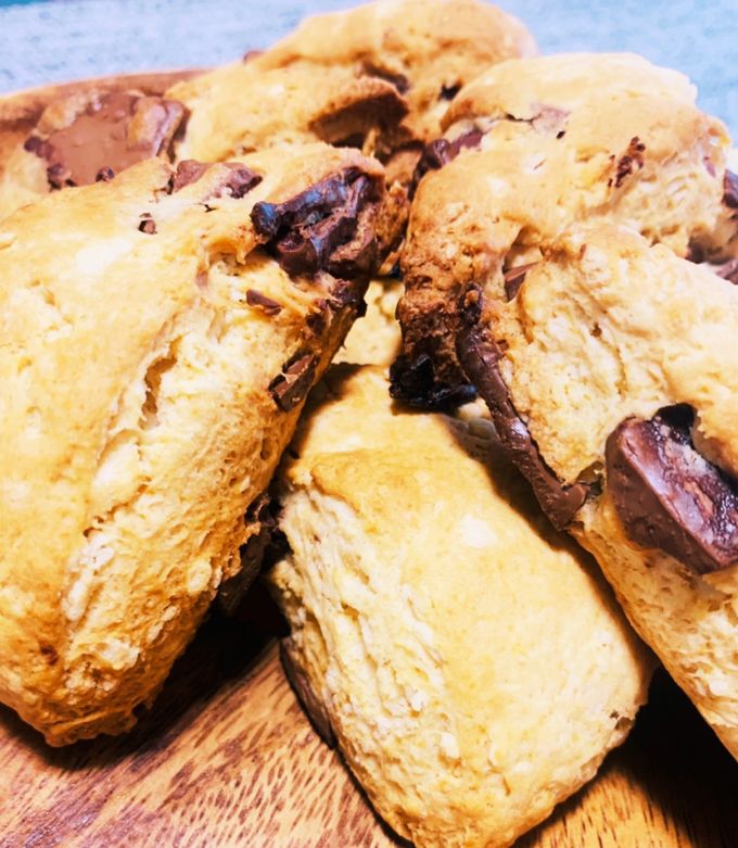 ☆秘密の配合☆がりふわスタバ風チョコスコーン