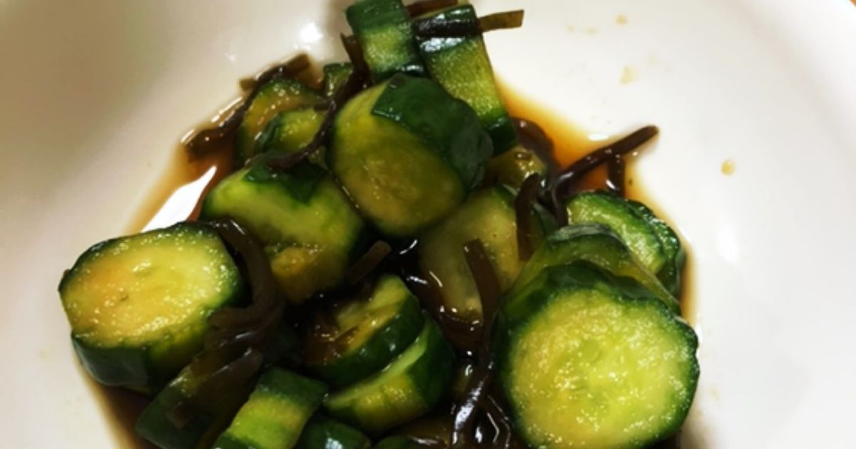 きゅうりのまるっと漬け 白だしでつくる簡単浅漬け