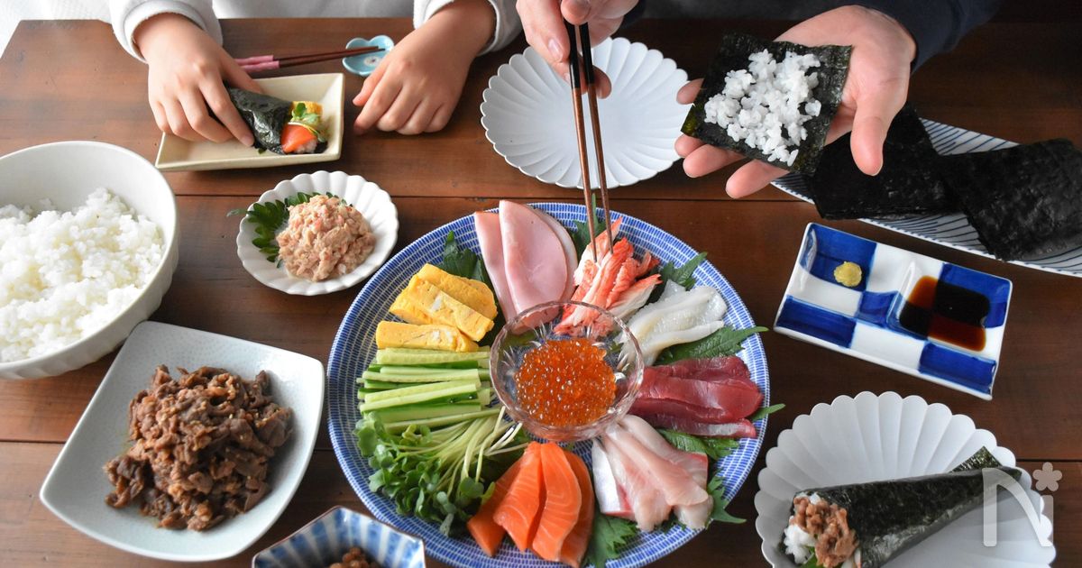 手巻き寿司 子どもも大人も大歓声間違いなし！可愛くて豪華に見える手巻き寿司の盛り付け方 rii- エキスパート - Yahoo!ニュース