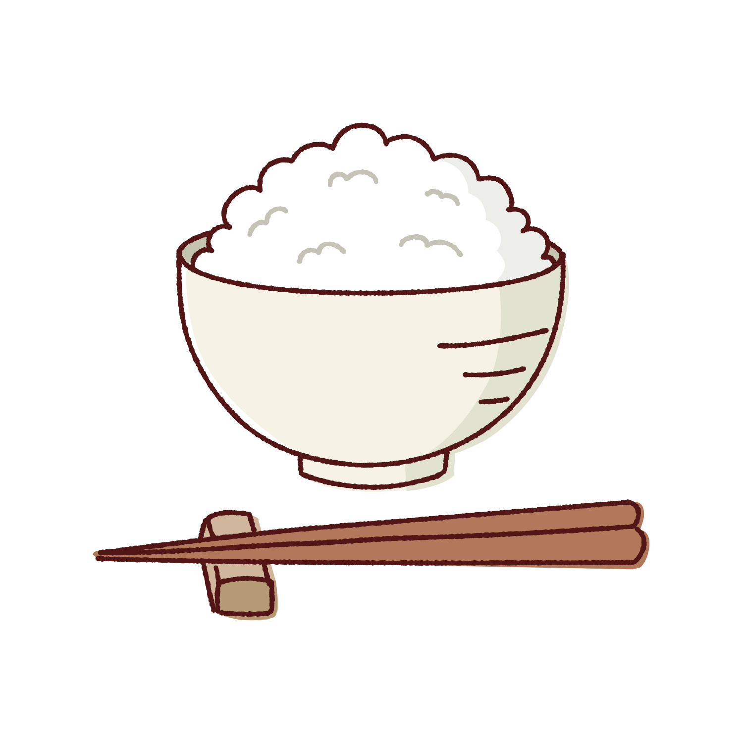 ご飯のイラスト商用可・フリーイラスト素材集ちょうどいいイラスト