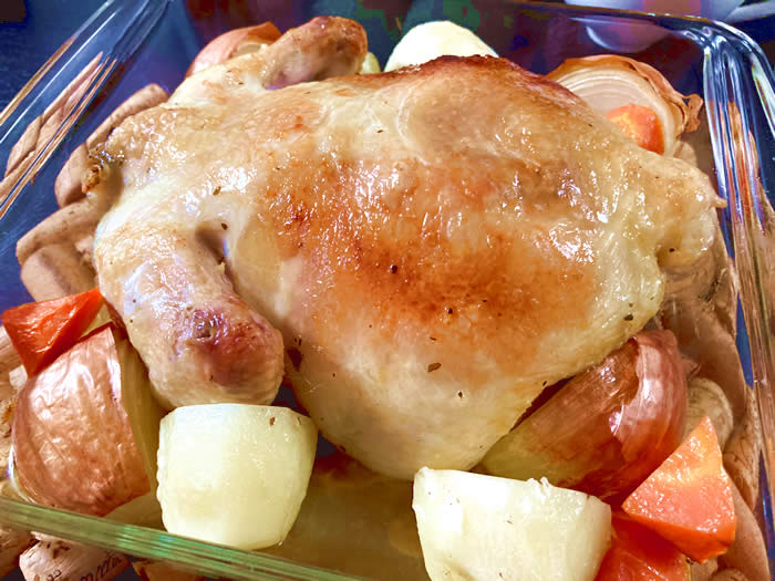業務スーパー 丸鶏をノンフライヤーで焼いてみた クリスマスパーティ