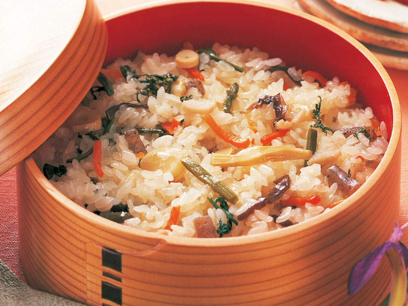 3合炊き炊飯器で作る! 五目おこわ