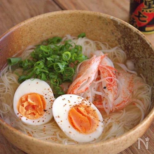 すだちでさっぱり 冷たい鶏南蛮つけうどん