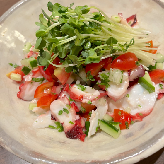 メキシコ風エビのセビーチェ ～メキシコ～ - のぶLIFE