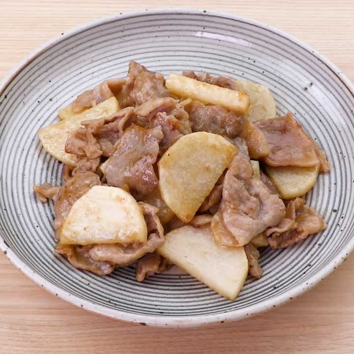 サクサクでおいしい！山芋 長芋？ と豚肉のオイスターソース炒め - sora's おいしいノート