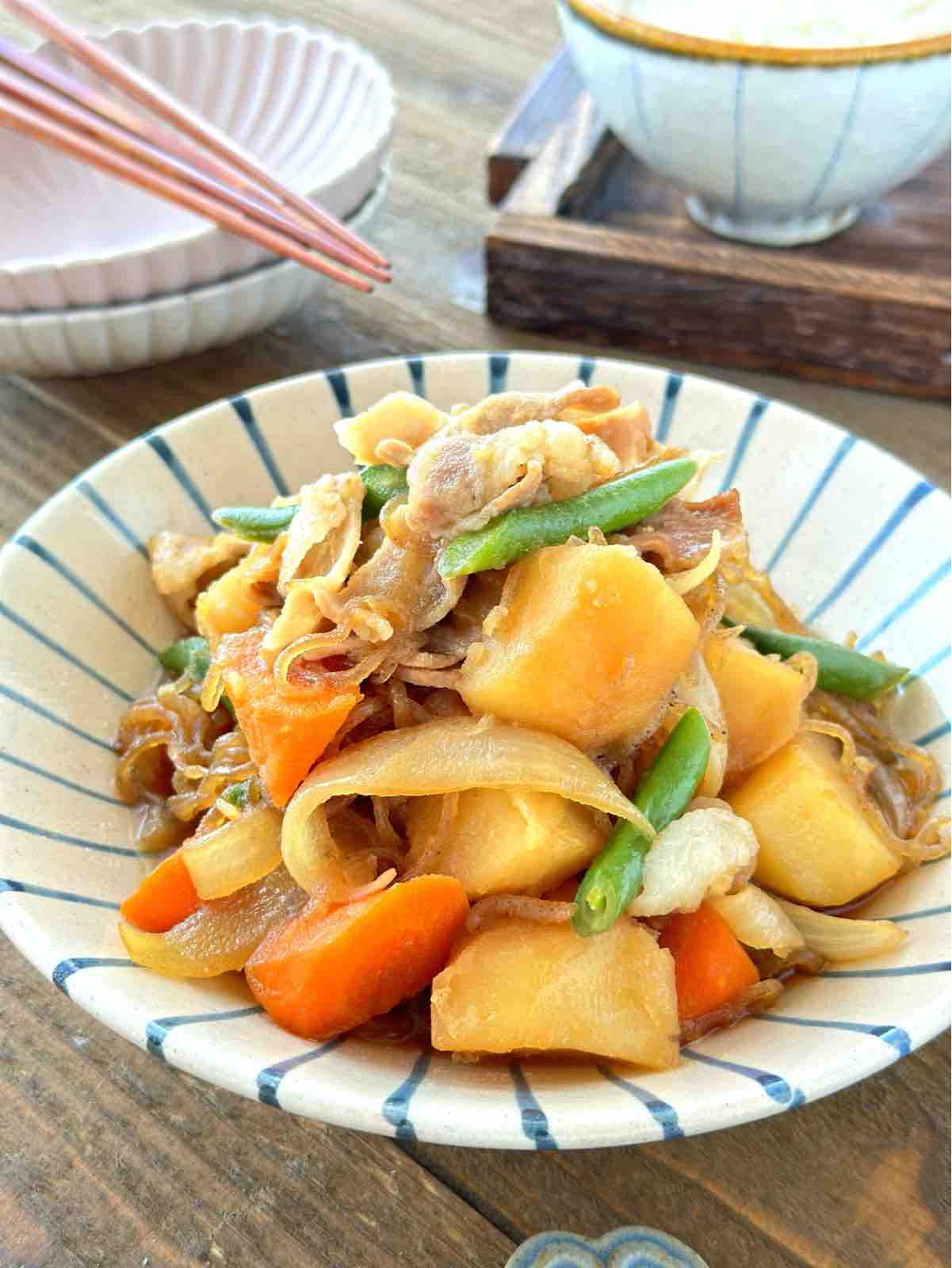 ほっこりおかず♪牛肉じゃが 作り置き
