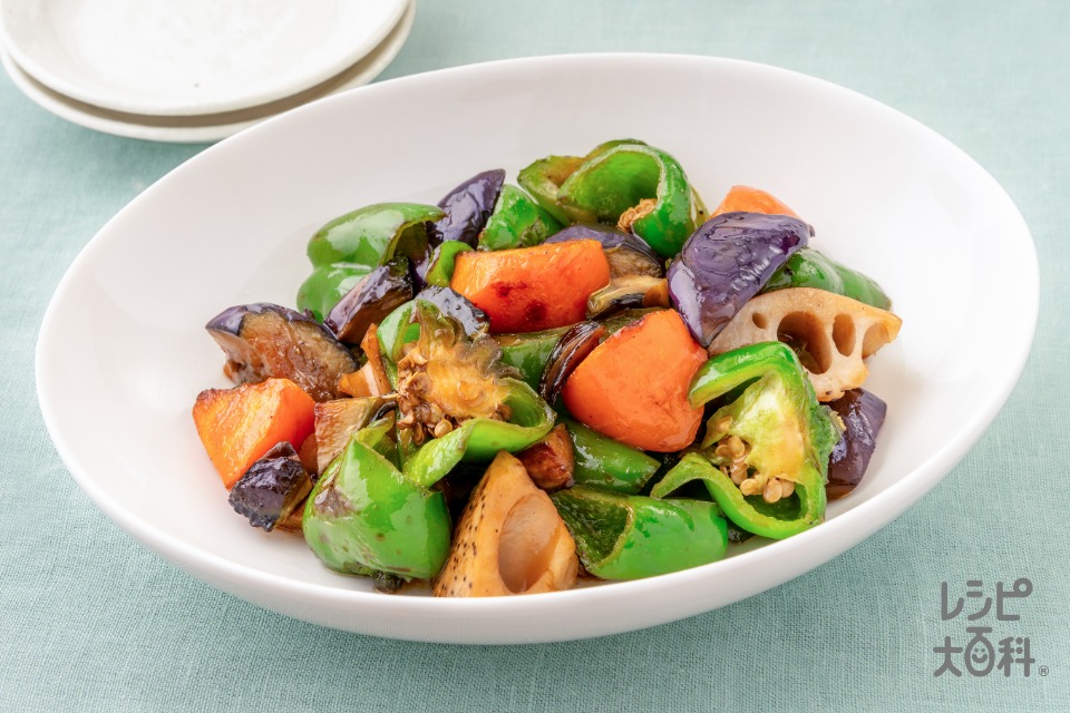 「味ぽん」で作るなすとピーマンのしぎ焼き