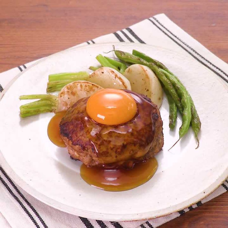 お弁当ｻｲｽﾞの照り焼きハンバーグ