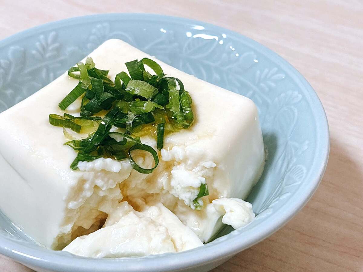 あと一品におすすめ！ 豆腐のねぎごま油がけ