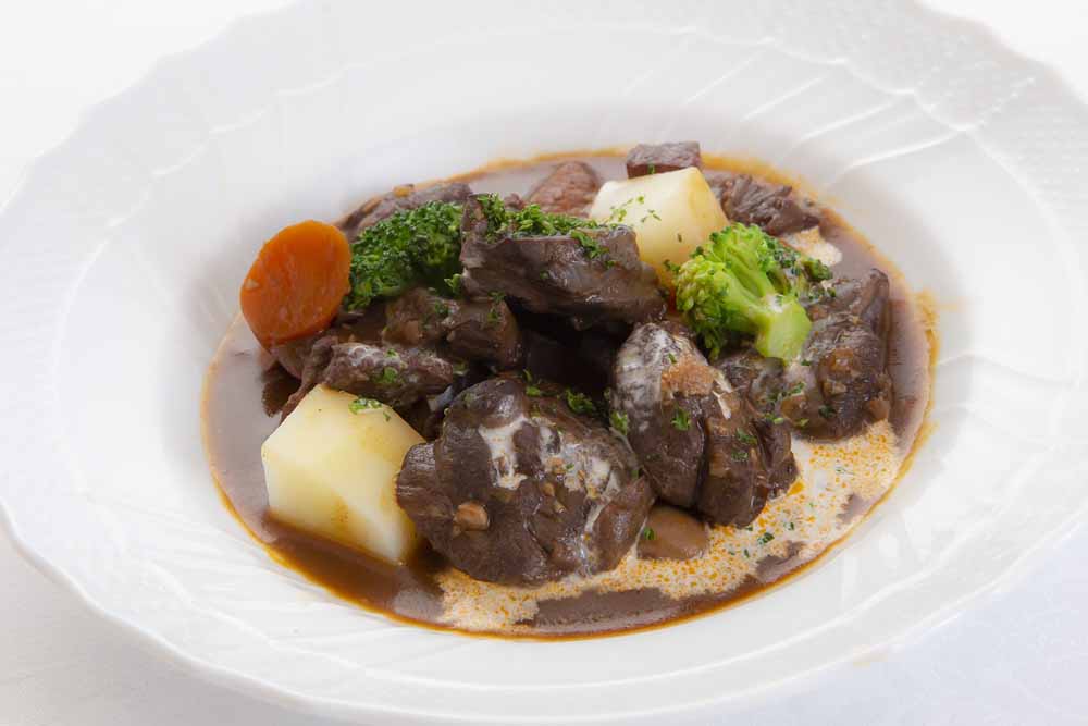 エゾ鹿肉のスジ煮込みエゾ鹿肉専門店北のグルメ