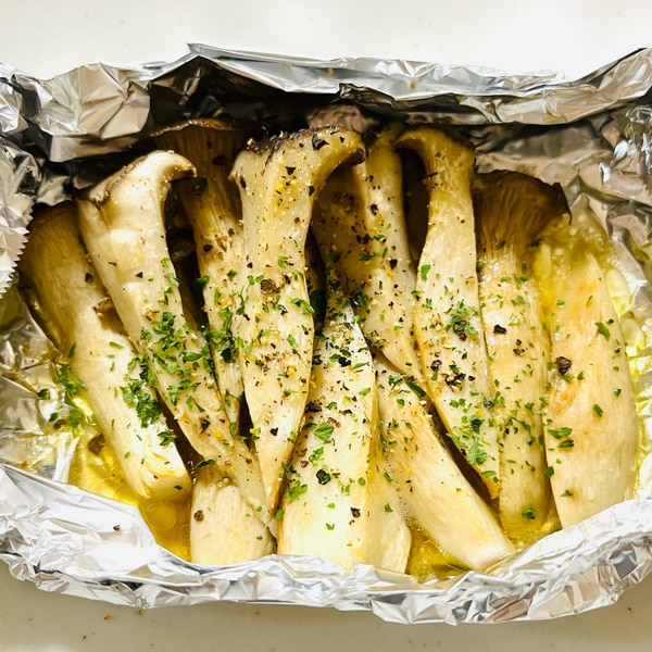 ☆白いきのこのホイル焼き☆バター醤油味♪