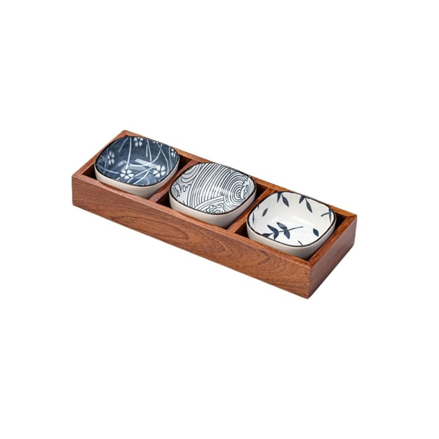 ウッドトレイ 持ち手付き木製トレー 調味料ラック