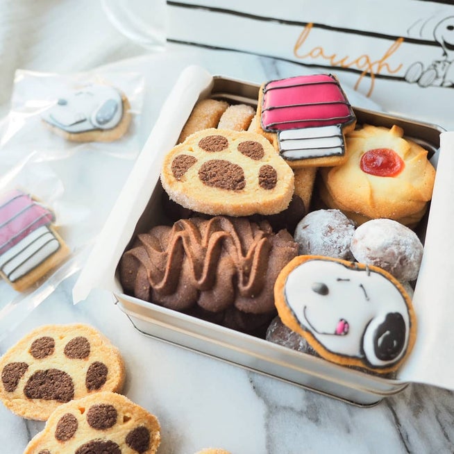 スヌーピー公式クッキー缶レッスンMon Sucre -Party&Sweets design