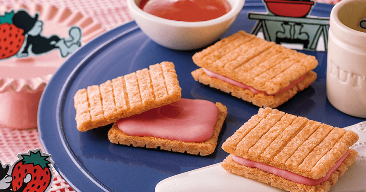 プレスバターサンドから新作「バターケーキ いちご 」甘酸っぱい苺バターキャラメルをサンド - ファッションプレス