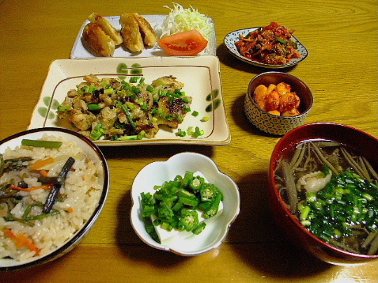 炊き込みご飯のおかずに困りませんか？ 晩ごはんＫえつこ＊ダイエット成功・更年期・材料1つのレシピ・朝ごはん ・時短、節約・作り置き・お弁当・お菓子・小学生女子