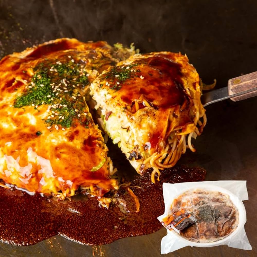 ☆全品 ５％OFFクーポン × 当店ポイント3倍 8 17 日 23：59迄！ 4枚入大盛りイカ天入り お好み焼き 冷凍 広島風 肉玉 そば特大 1枚 550g オタフクソース 小袋付 父の日 お中元 お取り寄せグルメ 冷凍食品 広島焼き お歳暮 ギフト 仕送り 楽天市場 楽天