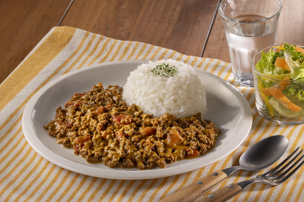 レンチンで簡単キーマカレーのレシピ