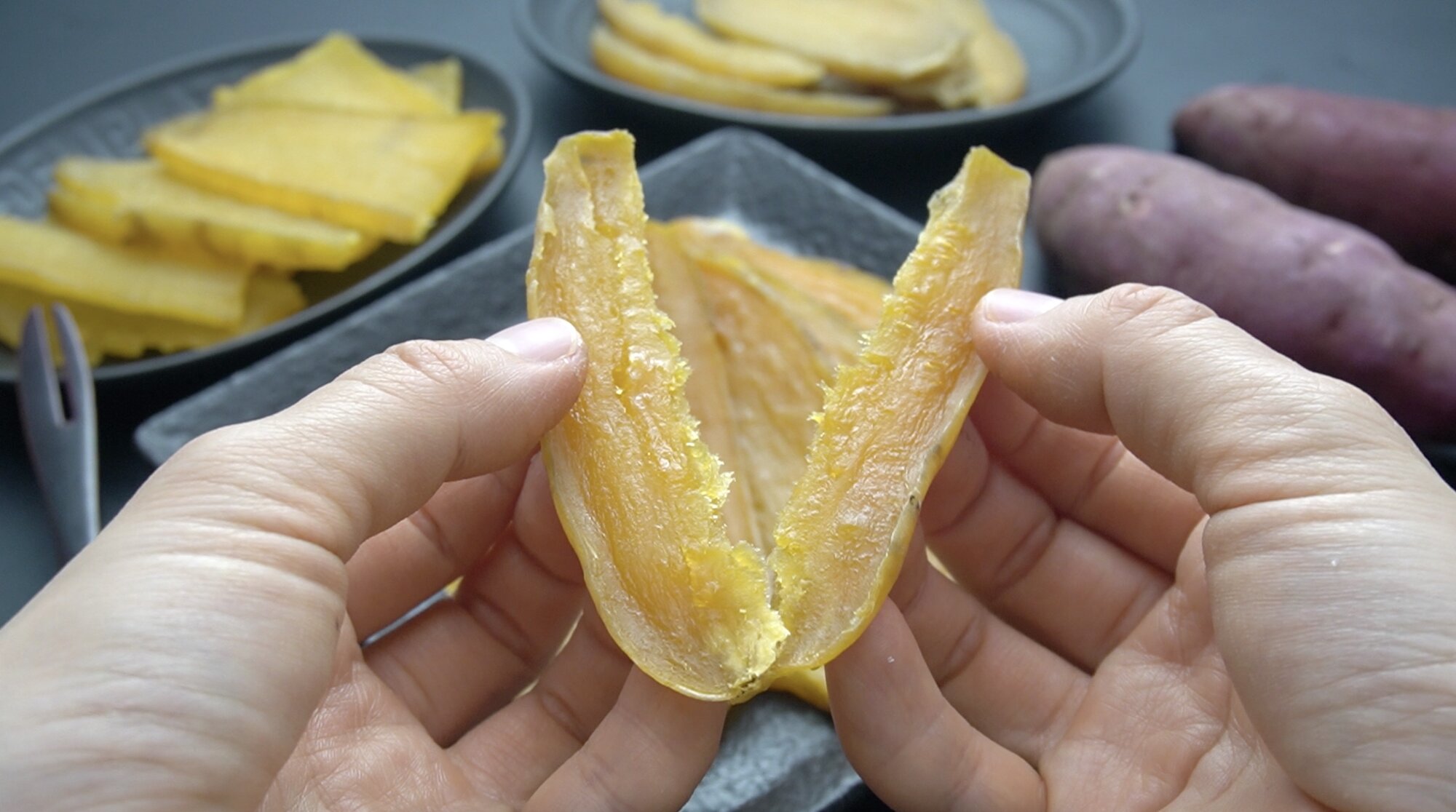 低温コンベクションオーブン 安納芋の干し芋