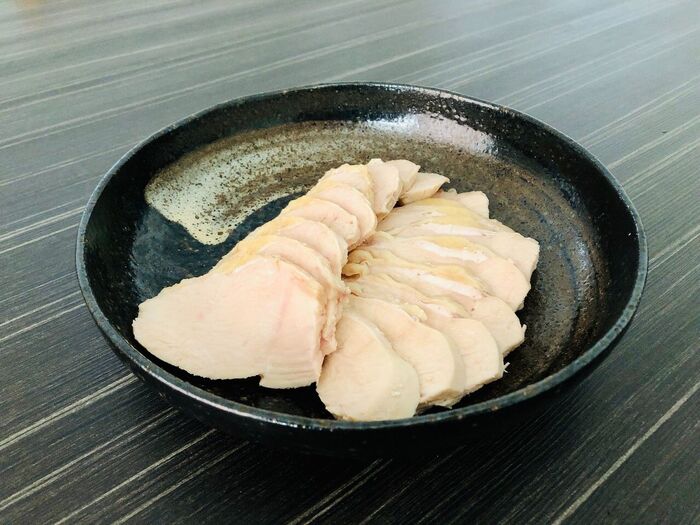 花椒ほんわり鶏むね肉の中華風しっとり茹で鶏