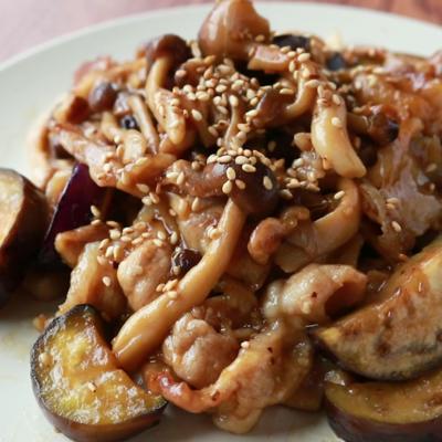 豚肉となすと舞茸のオイスター炒め レシピ・作り方 by kuro_24 - 楽天レシピ