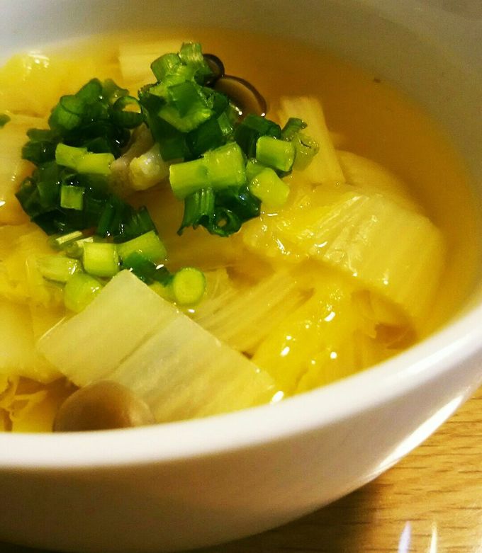 鱈と白菜のとろみスープ銀の森レシピ