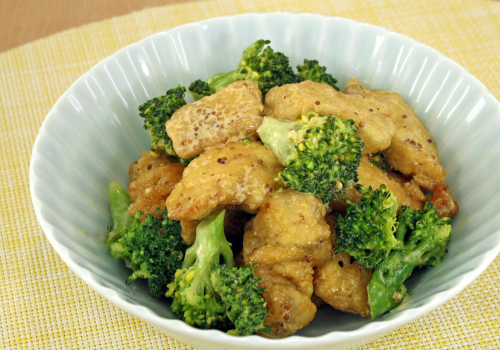 鶏モモ肉とブロッコリーの塩だれ炒め♡