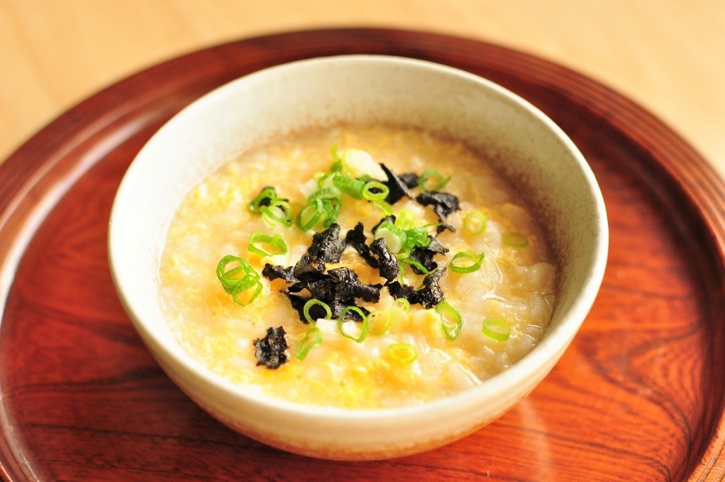 オートミールの卵雑炊