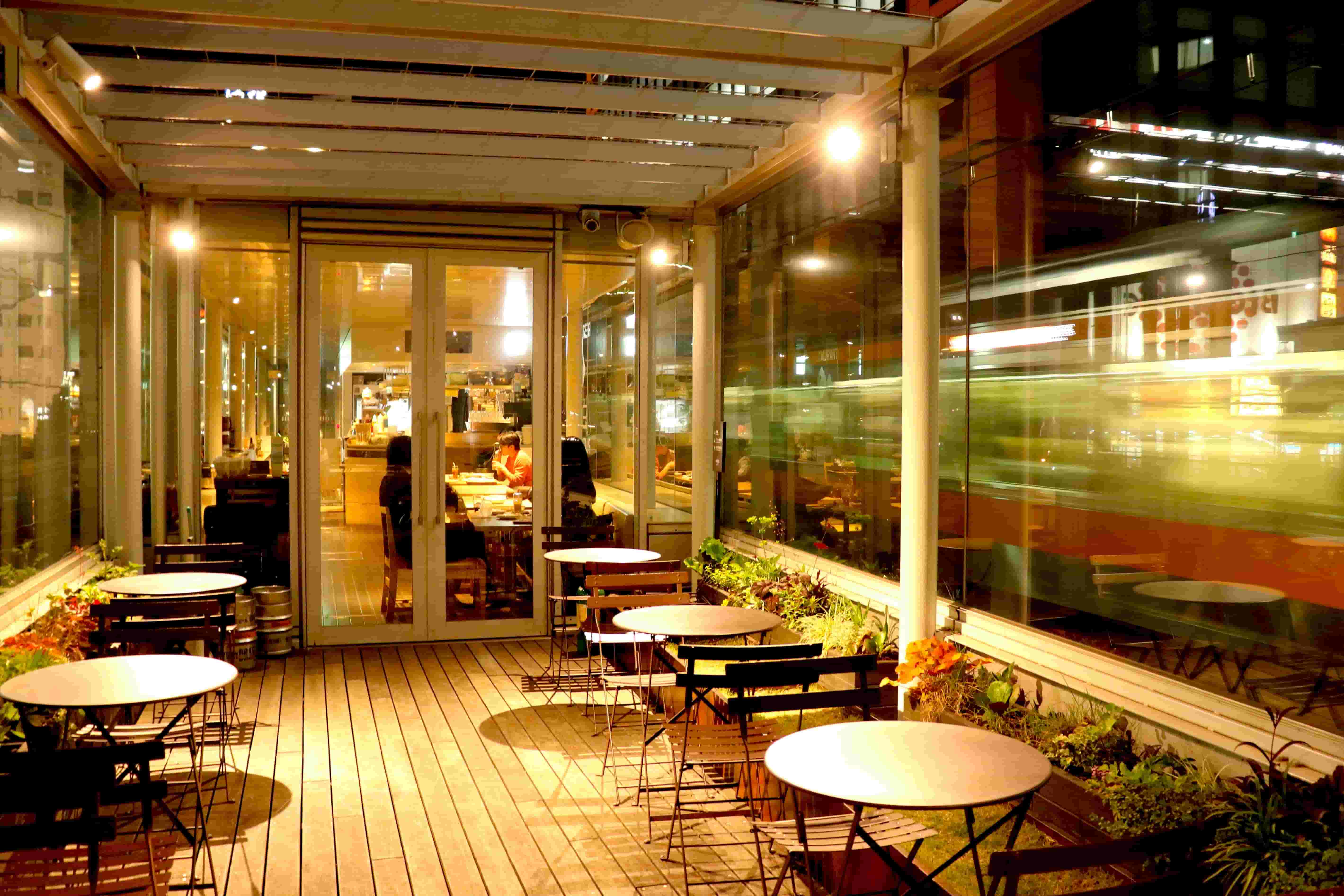 トレインビューレストラン 神田万世橋のプラチナフィッシュから中央線を楽しむ！出発進行