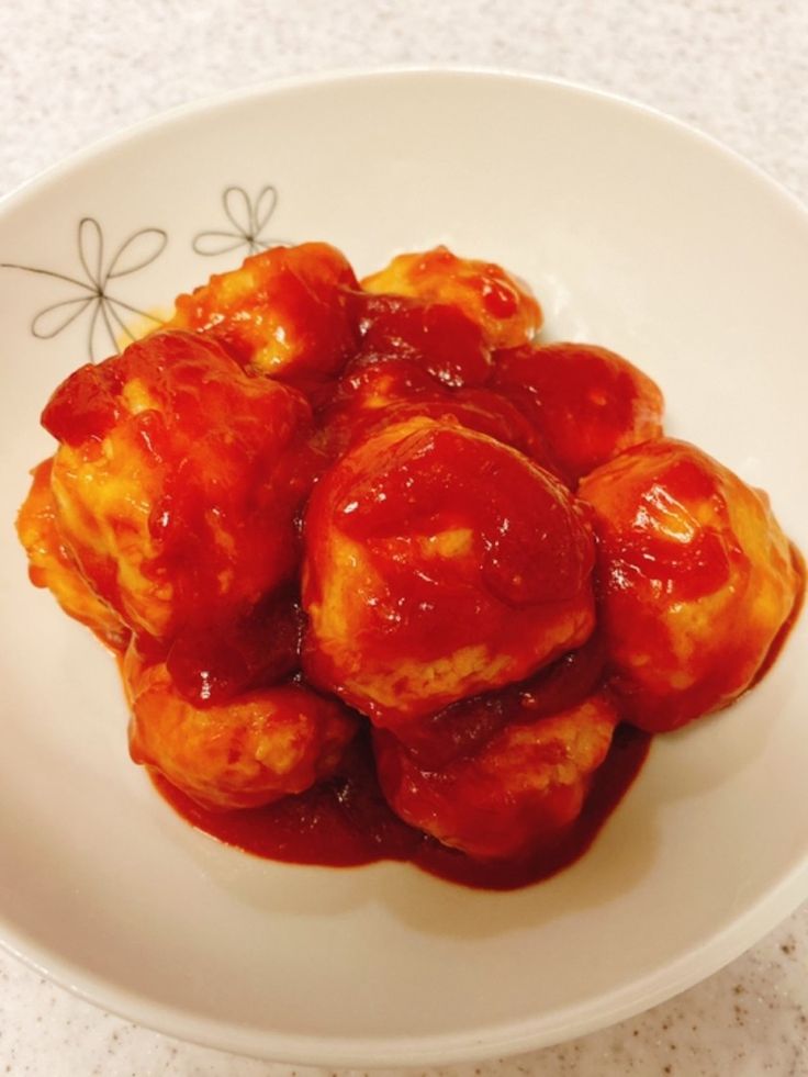 『鶏むね肉とれんこんの甘酢あん』甘酢が絡んでご飯がススム♪♪