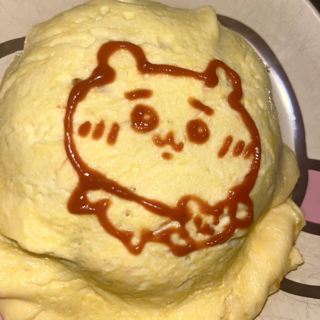 無料版ありカラバリあり メイド服でオムライスを持つ素材 Vtuber素材- かめちゃむのおみせ！ - BOOTH