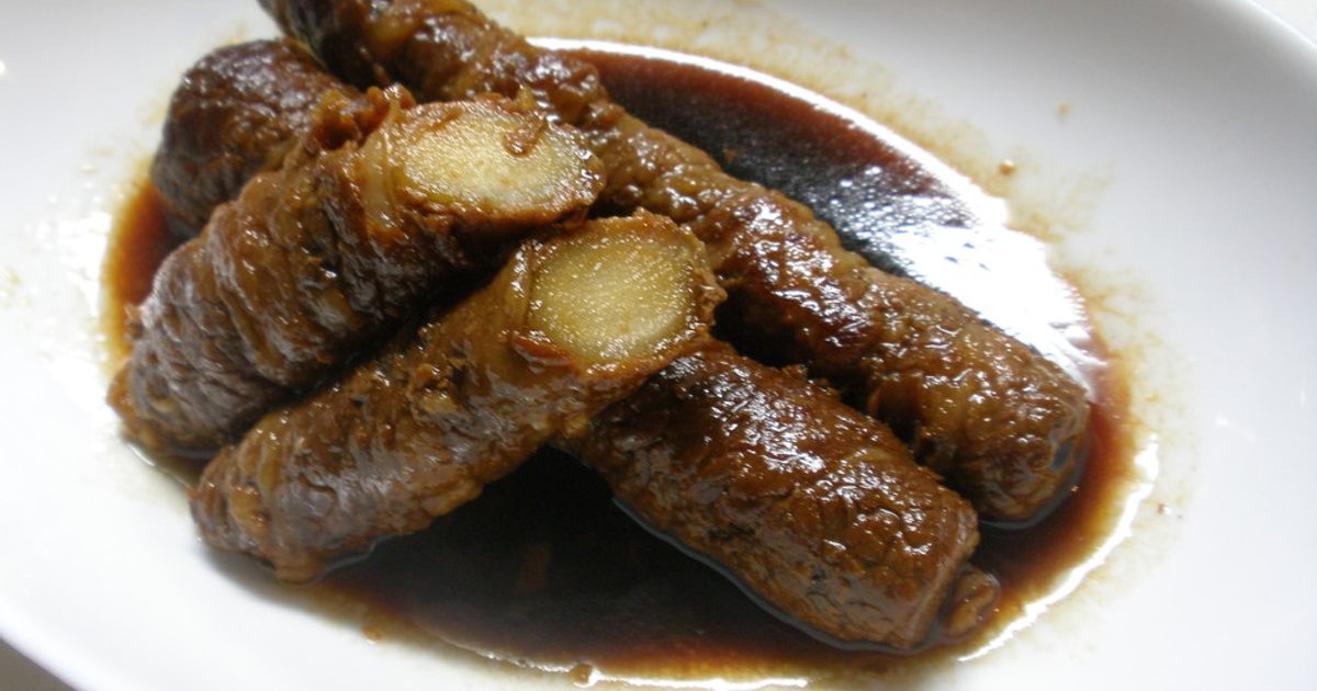 牛肉の八幡巻き